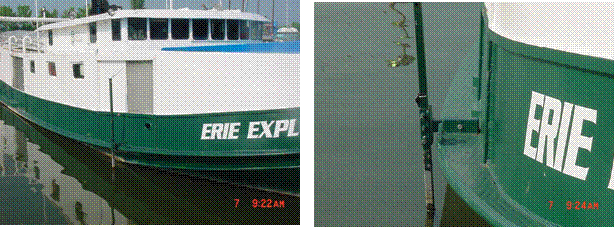 Fig. 9: Lake Erie pole mount.